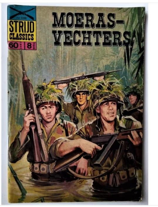 strijdclassics nr.1155/1969/1ste druk/ moerasvechters, Eén stripboek, Ophalen of Verzenden, Gelezen