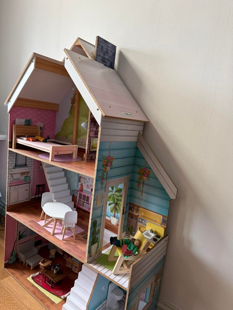 Kidkraft poppenhuis, Ophalen, Zo goed als nieuw, Poppenhuis