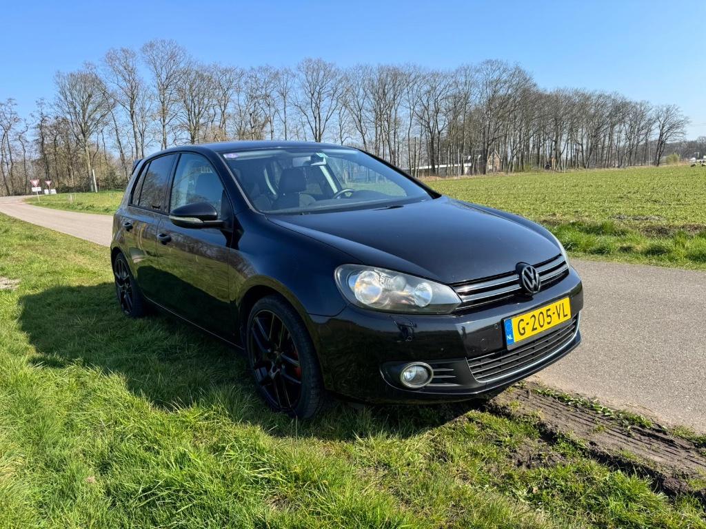 Volkswagen Golf 1.4 TSI 90KW 5D 2011 Zwart High-Line CarPlay, Euro 5, Zwart, 4 cilinders, Alcantara