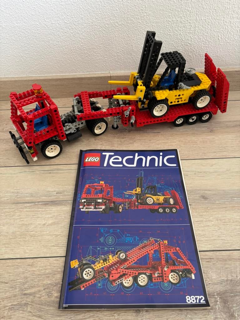 Lego 8872 Forklift Transporter Technisch, Ophalen of Verzenden, Gebruikt, Complete set, Lego
