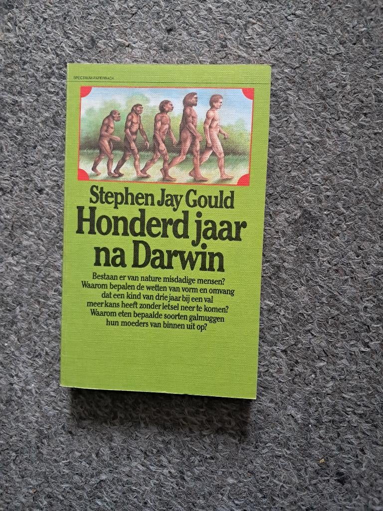 Honderd jaar na Darwin, Boeken, Gelezen, Overige gebieden, Ophalen of Verzenden, S.J. Gould