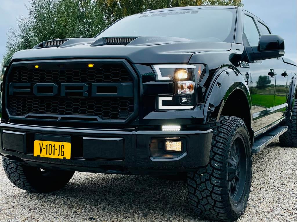 SUPER DIKKE FORD F-150 BLACKOPS EDITION MARGE AUTO!, Auto's, Bestelauto's, Automaat, USB, Zwart, Leder