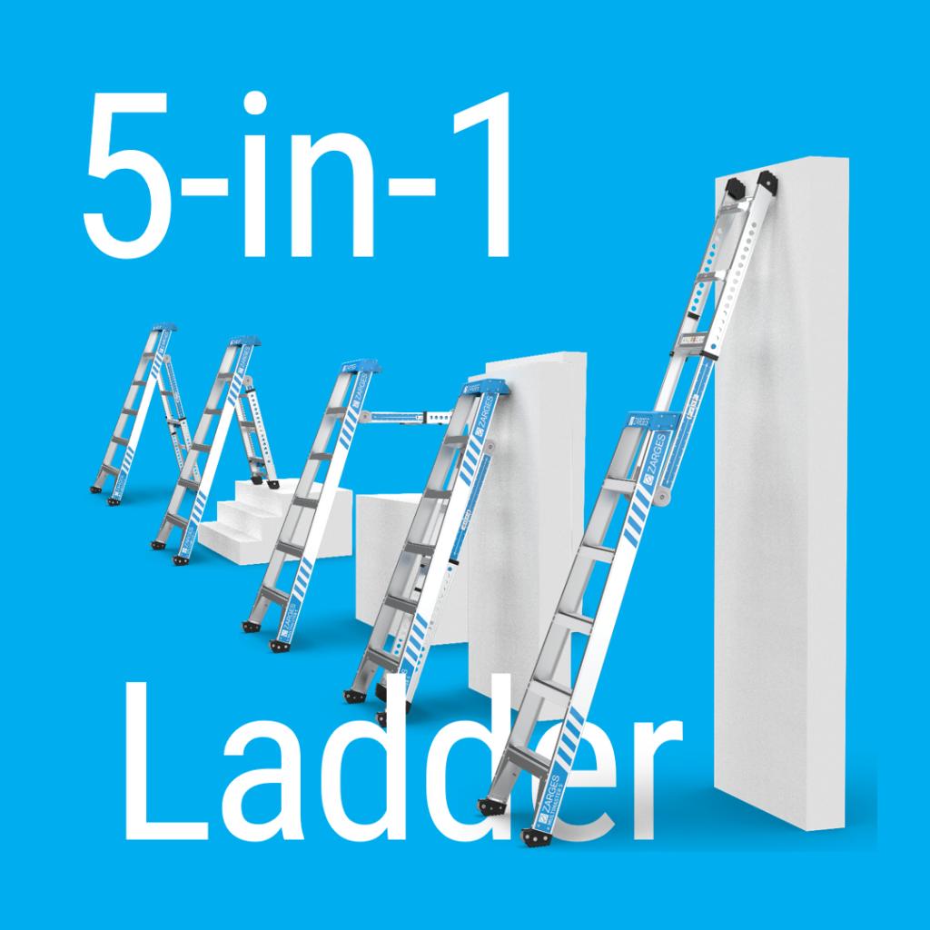 ZARGES MultiMaster 5 Telescopische ladder - Innovatie, Nieuw, Ophalen of Verzenden, Ladder, Opvouwbaar of Inschuifbaar