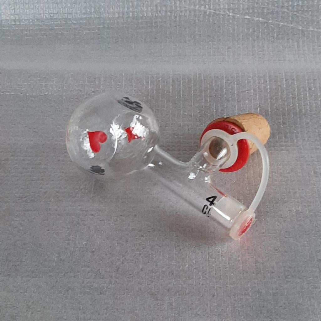 Glazen sierkurk / flessenkurk speelkaarten 4 cl., Ophalen