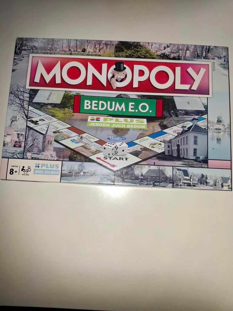 Monopoly Bedum en omstreken., Vijf spelers of meer, Ophalen of Verzenden, Gebruikt, Hasbro