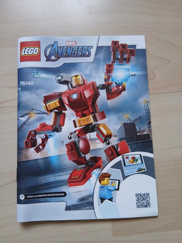 LEGO Marvel Iron Man Mech Armor (76140), Kinderen en Baby's, Speelgoed | Duplo en Lego, Zo goed als nieuw, Lego, Complete set