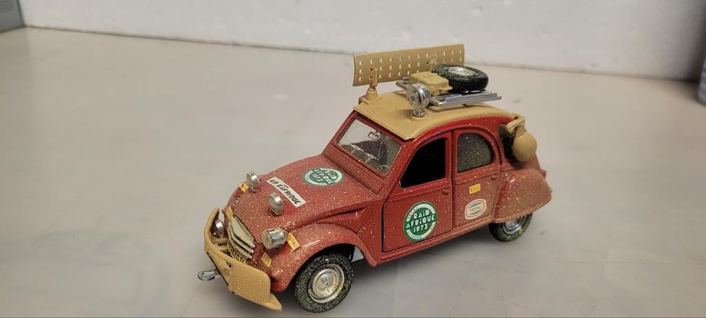 Polistil Citroën 2CV safari 1/25, Ophalen of Verzenden, Zo goed als nieuw, Auto