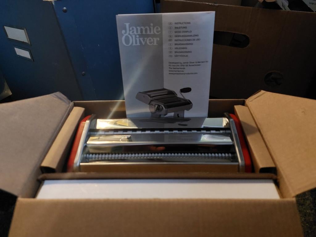 Pasta machine Jamie Oliver helemaal nieuw!, Ophalen, Nieuw, Overige materialen, Overige typen