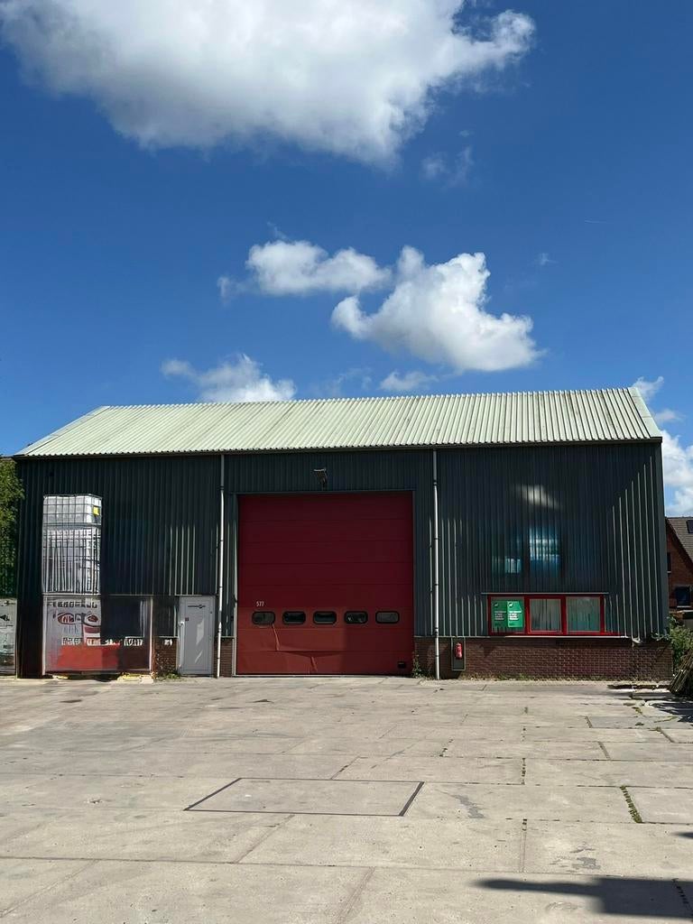 Grote loods met stalen constructie - 19,5x11 meter, Tuin en Terras, Overkappingen, Ophalen, Overige typen, Zo goed als nieuw, X