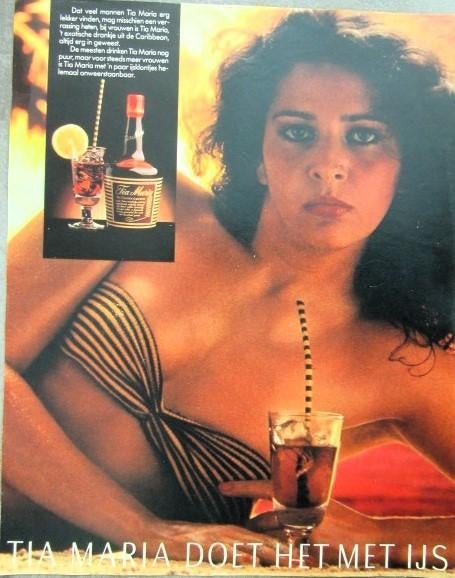 42 vintage reclames drank 75-81 Coebergh Tia Maria Kuyper, Verzamelen, Merken en Reclamevoorwerpen, Ophalen of Verzenden, Gebruikt