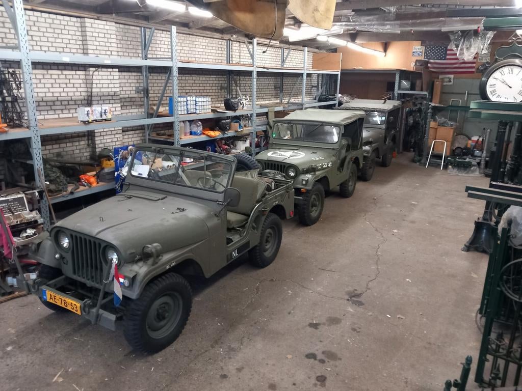 nekaf M38A1 4x4. 1,25 TON Willy, Auto's, Stof, Trekhaak, Cabriolet, Handgeschakeld