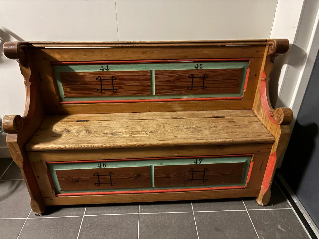 Kerkbank, Antiek en Kunst, Antiek | Meubels | Stoelen en Banken, Ophalen