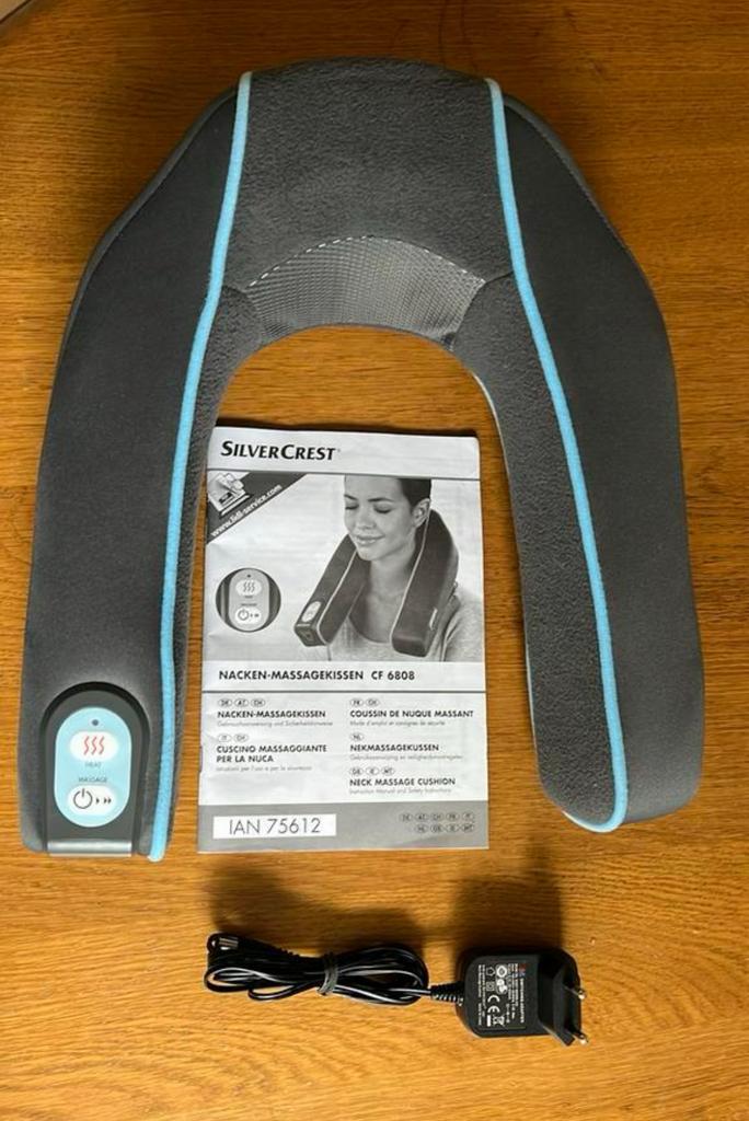 Nek massage kussen - Silvercrest CF 6808, Sport en Fitness, Massageproducten, Zo goed als nieuw, Massagestoel of Kussen, Ophalen of Verzenden