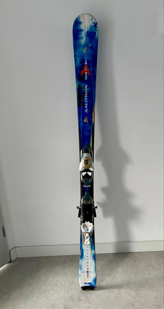 Salomon Carve Ski's - Gewaxt en Geslepen, Sport en Fitness, Skiën en Langlaufen, Ophalen, 140 tot 160 cm, Gebruikt, Salomon