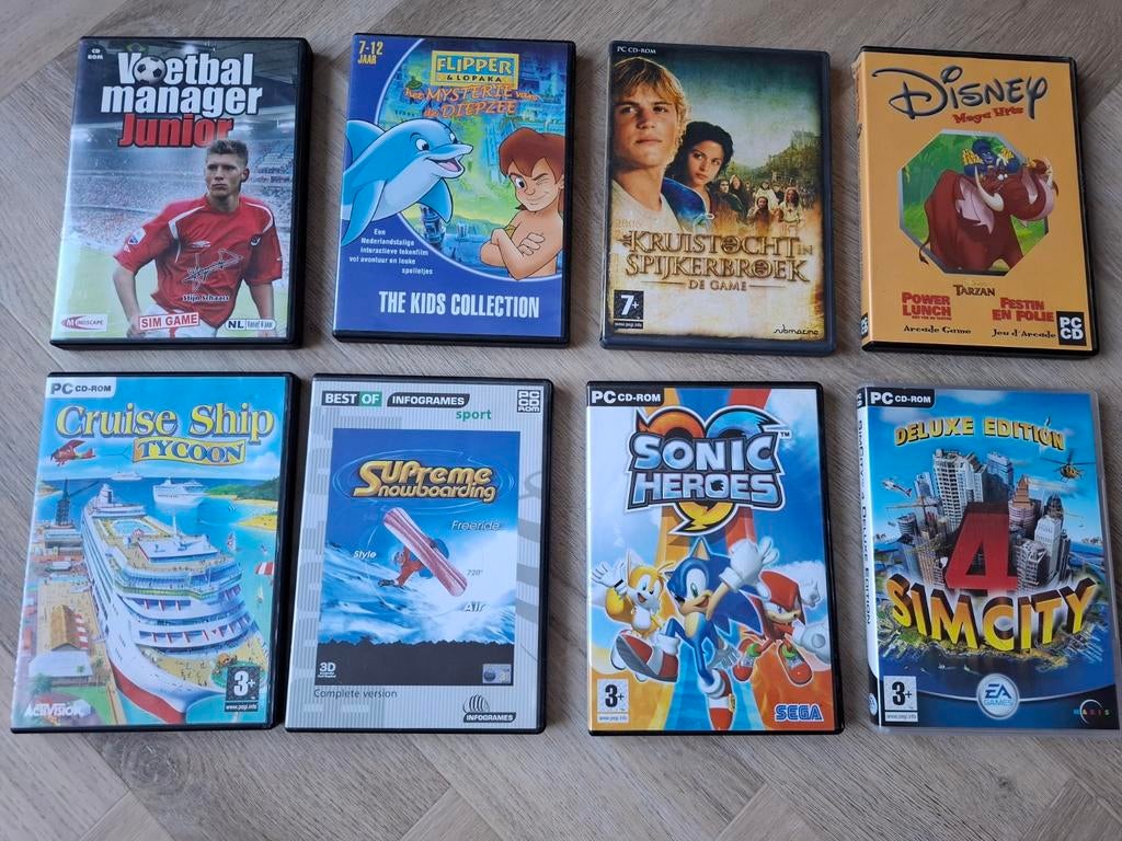 Diverse PC CD-ROM Spellen Collectie, Gebruikt, Overige genres, 1 speler, Ophalen of Verzenden