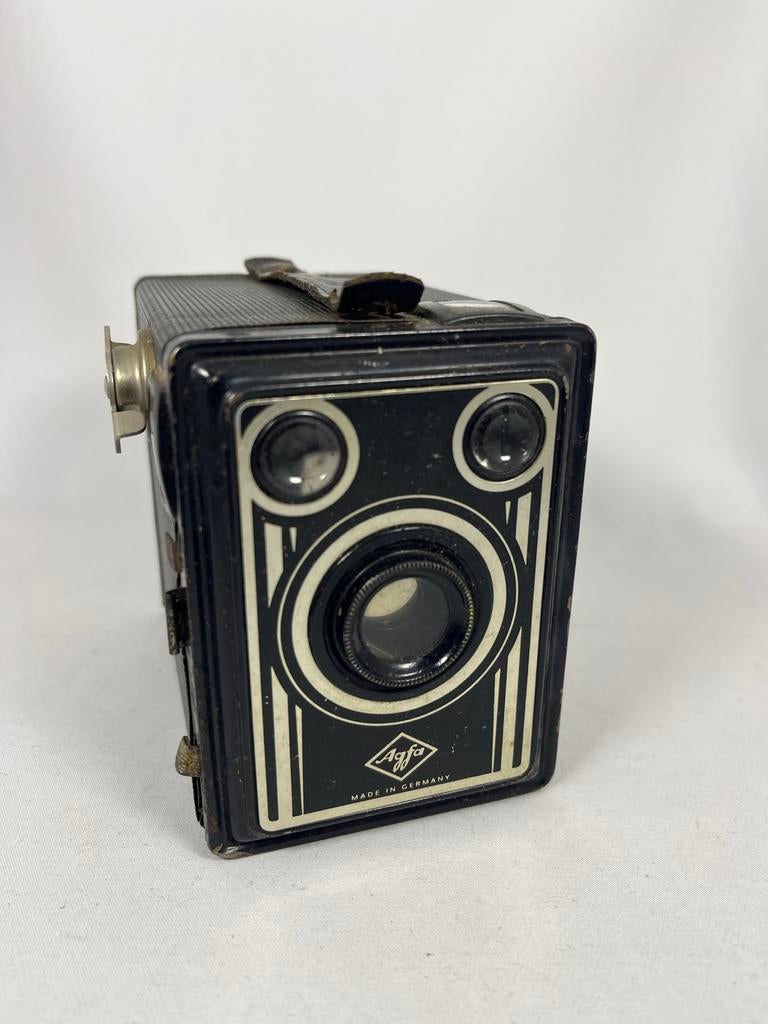 Vintage Agfa Box Camera, Audio, Tv en Foto, Fotocamera's Analoog, Ophalen of Verzenden, Gebruikt, Compact, Overige Merken