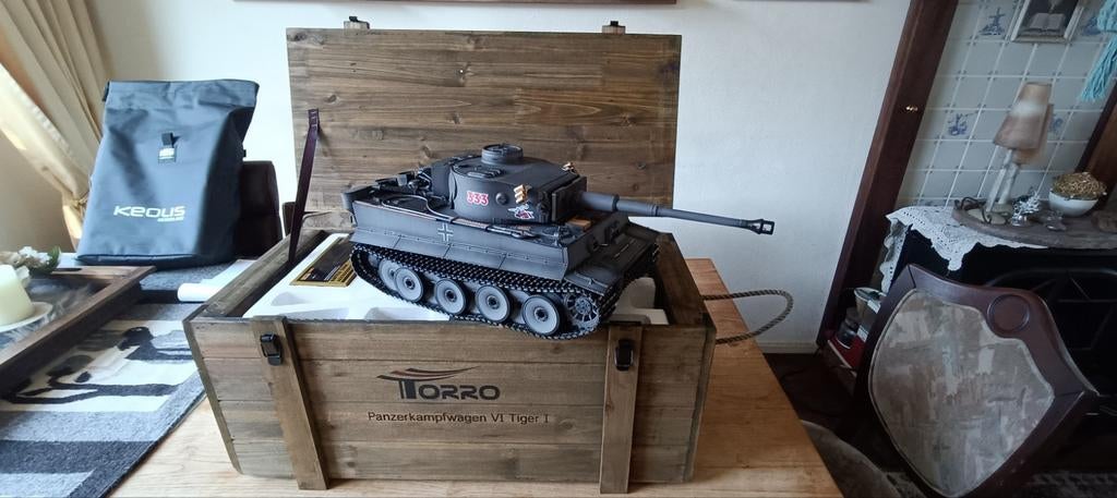 Torro Rc tiger 1 pro, Hobby en Vrije tijd, Modelbouw | Radiografisch | Overige, Ophalen of Verzenden, Zo goed als nieuw