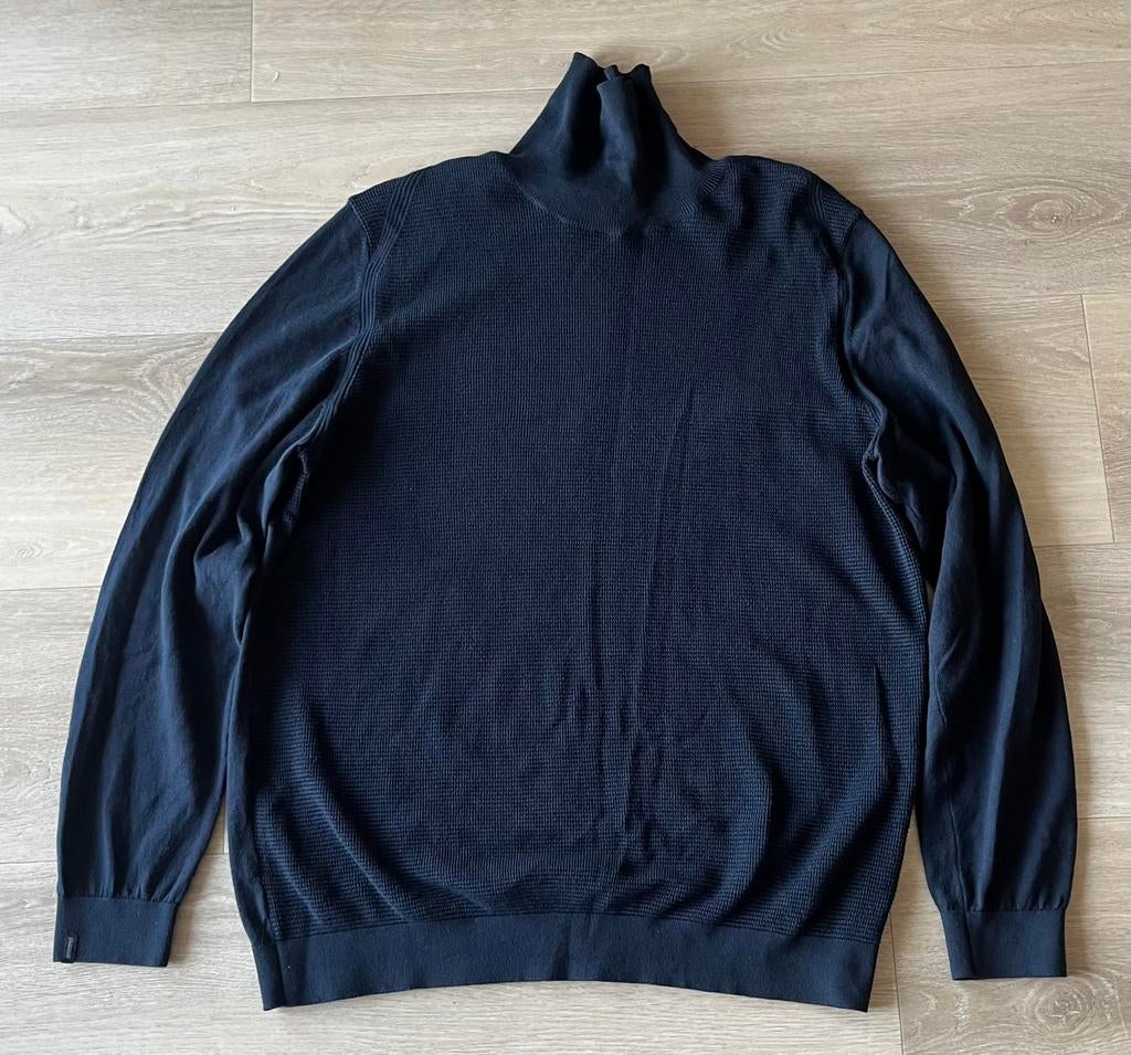 Vanguard turtleneck coltrui marineblauw - Maat XXL / 2XL, Ophalen of Verzenden, Zo goed als nieuw, Overige maten, Blauw