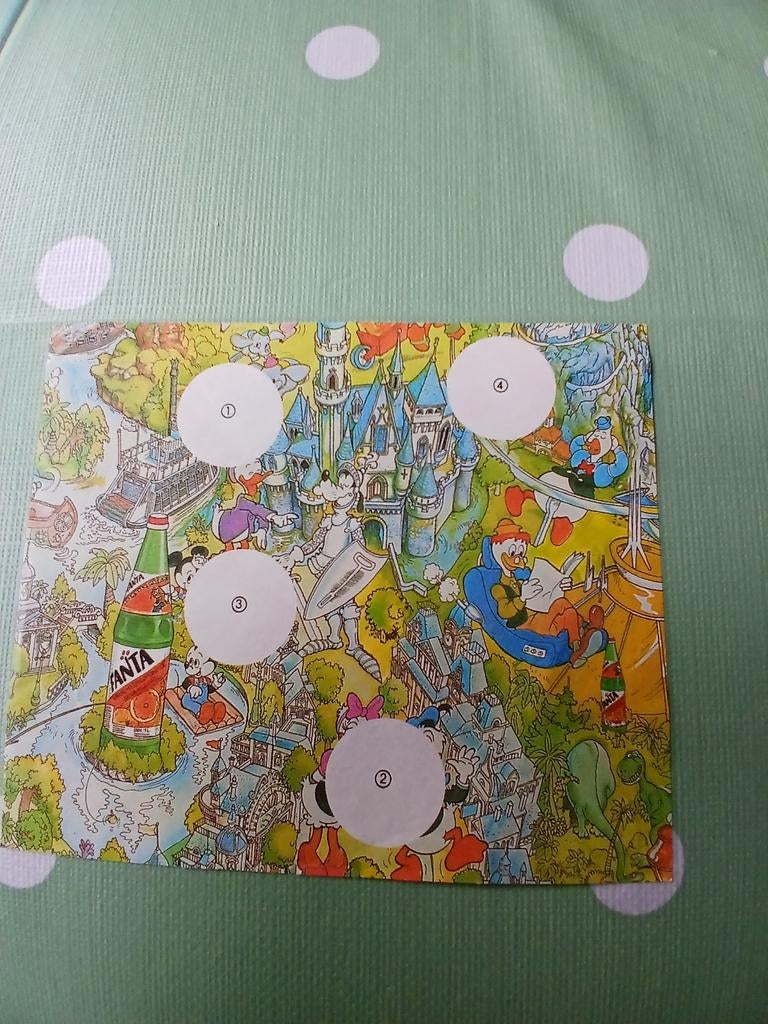 Vintage Fanta Etiket Disney, Ophalen of Verzenden, Gebruikt, Verpakking