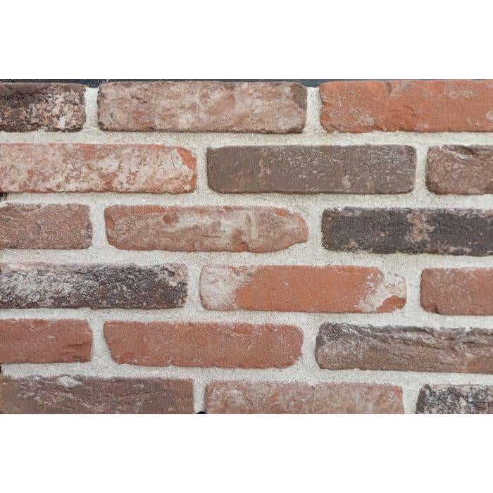 Steenstrips retro geel rood zwart bruin kempisch baksteen, Ophalen, Nieuw, Bakstenen