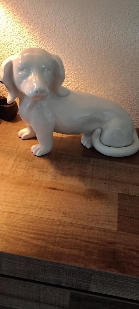 Teckel beeld als nieuw, Ophalen of Verzenden