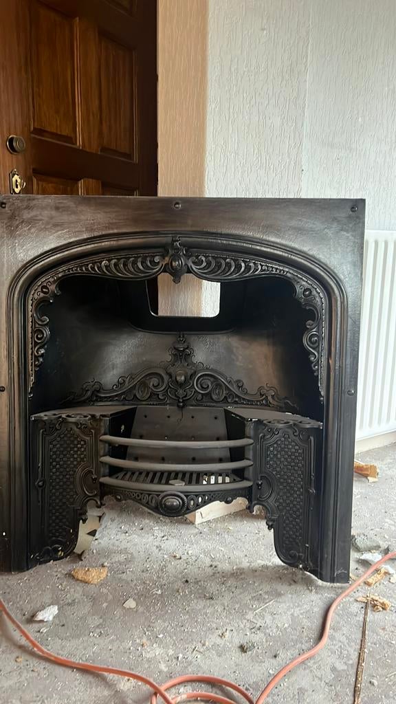 vuurrooster  openhaard losstaand, Huis en Inrichting, Kachels, Gebruikt, Overige soorten, Ophalen of Verzenden, Vrijstaand