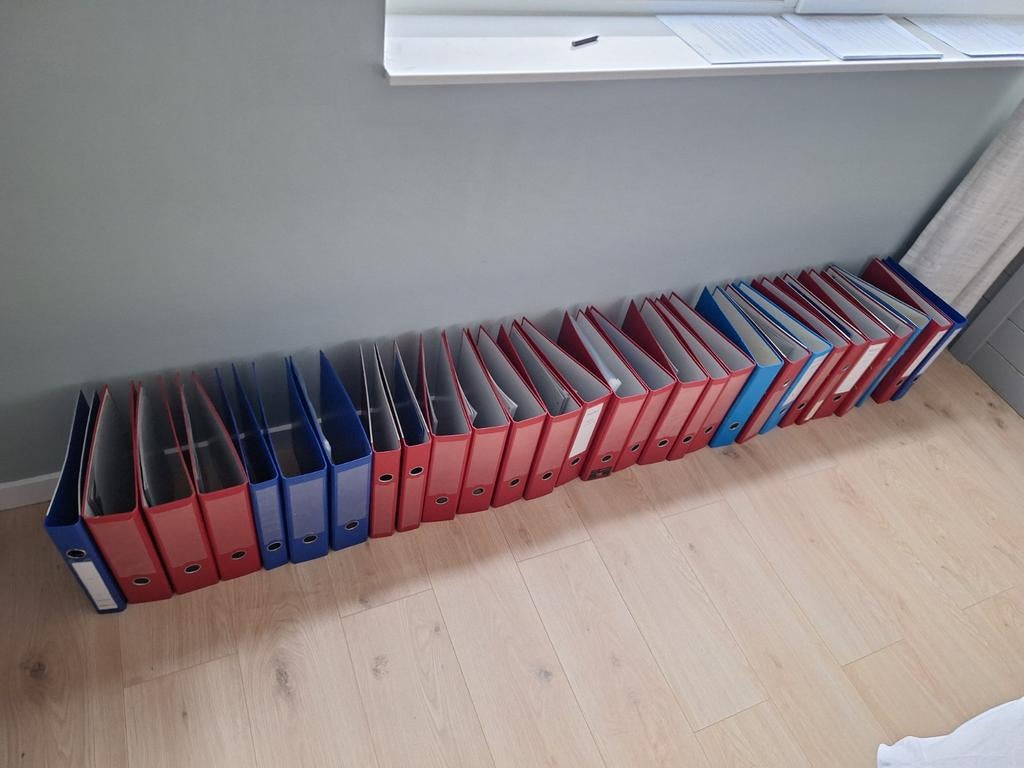 Ordner Mappen | 19 Stuks (in goede staat) - €1,- per stuk, Diversen, Ophalen of Verzenden, Gebruikt