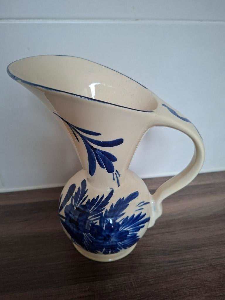 Vintage snavelvaas pottery Huizen Holland, Ophalen of Verzenden