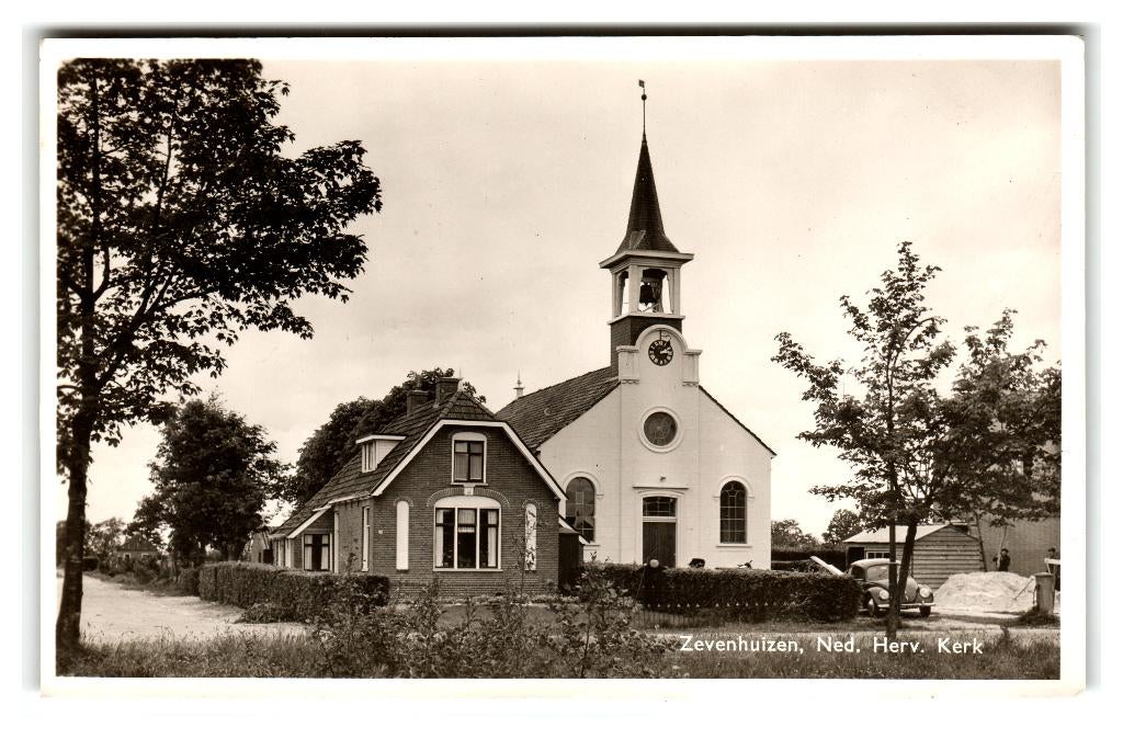 Zevenhuizen, Ned. Herv. Kerk, Ophalen of Verzenden, 1960 tot 1980, Gelopen, Groningen