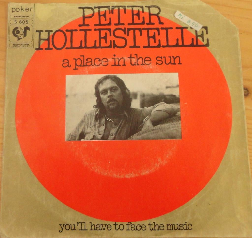Peter Hollestelle > A place in the sun, Gebruikt, 7 inch, Single, Ophalen of Verzenden
