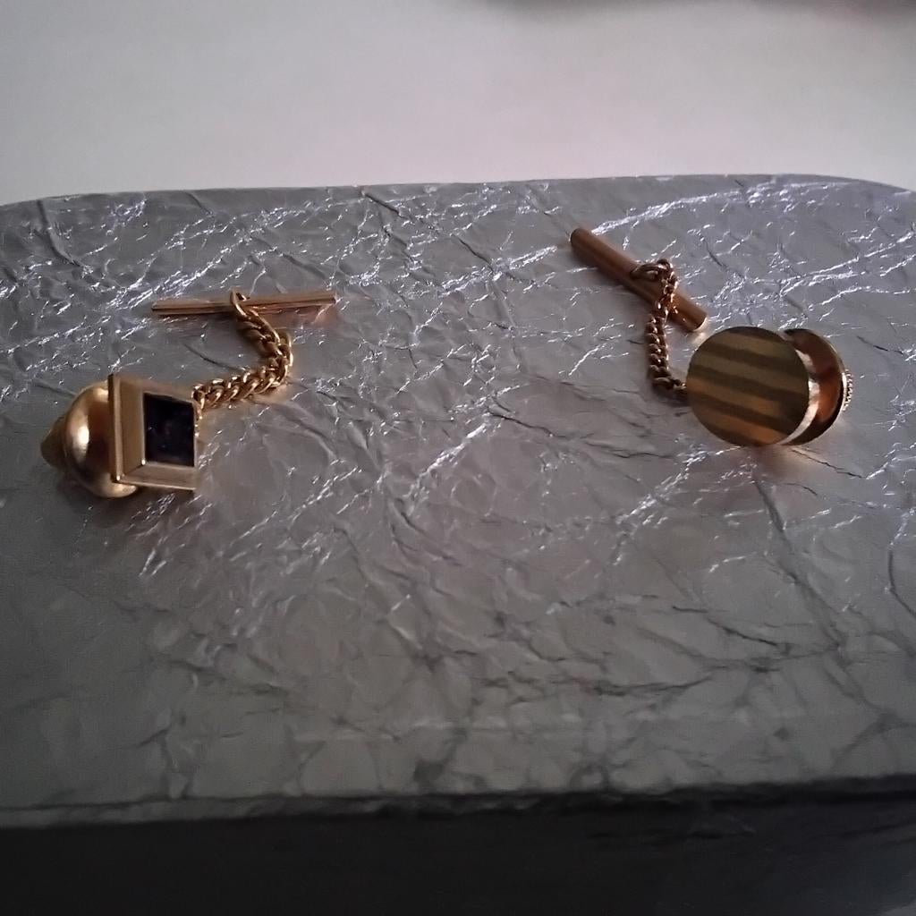 Heren  revers/ stropdas clips, Ophalen of Verzenden, Overige materialen, Overige merken