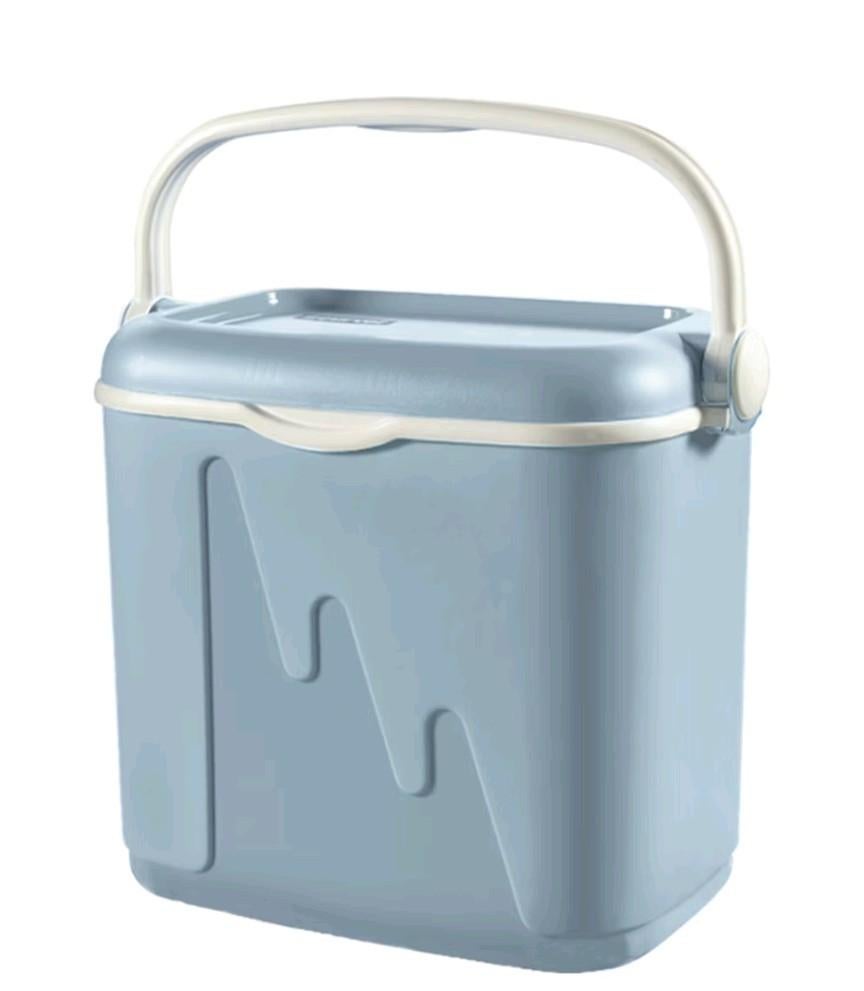 Curver lichtblauwe koelbox z.g.a.n. 20 liter, Ophalen, Zo goed als nieuw, Koelbox, Koelelement