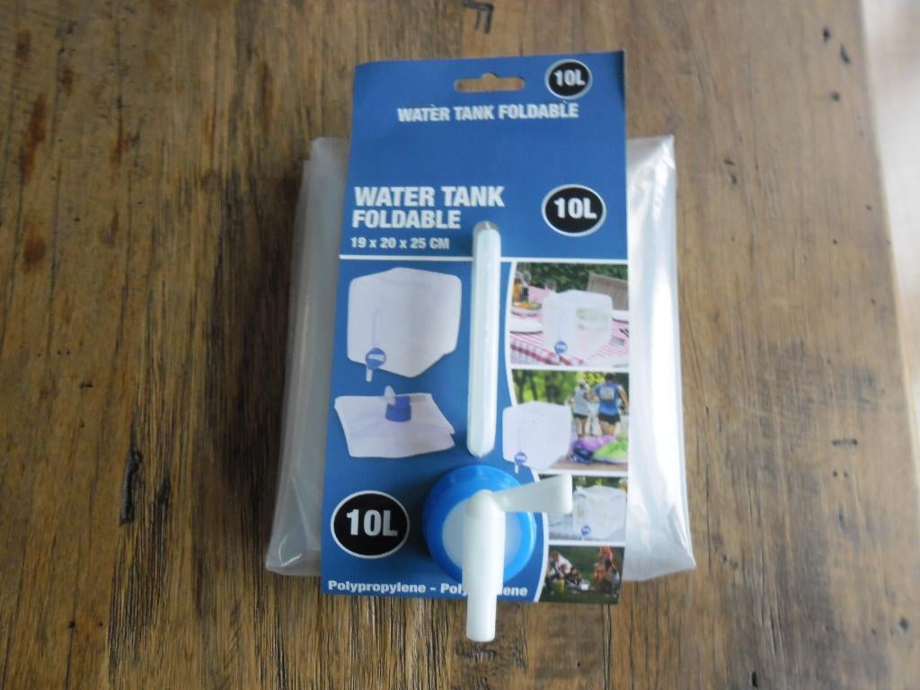 Opvouwbare watertank 10 liter nieuw, Ophalen of Verzenden, Nieuw