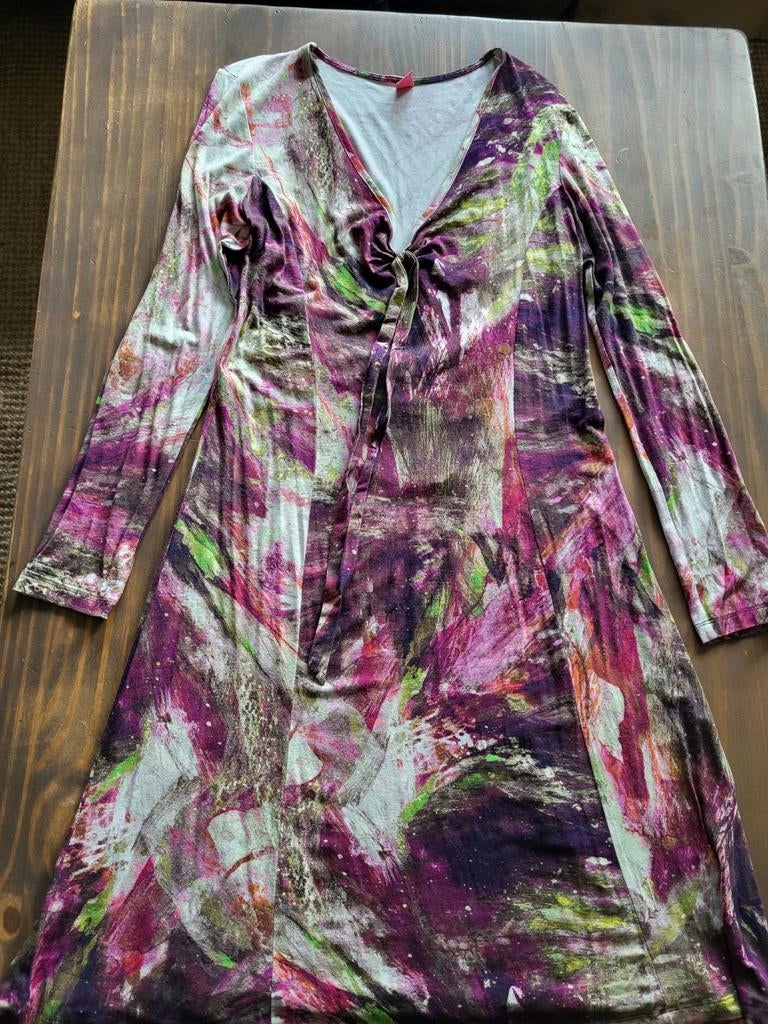 Kyra & Co Katoenen Jurk Maat 40/42, Kyra & Co, Ophalen of Verzenden, Zo goed als nieuw, Maat 42/44 (L)