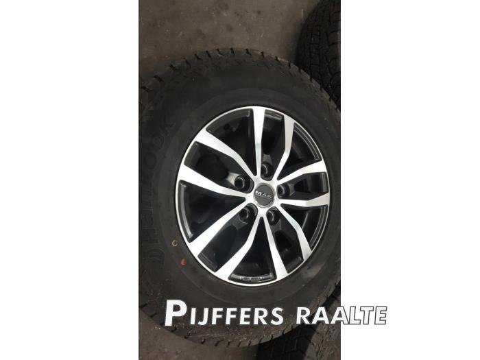 Sportvelgenset + banden van een Fiat Ducato, Gebruikt, Personenwagen