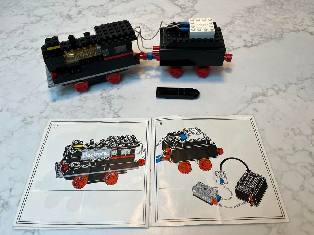 Vintage Lego Trein 118 - Compleet, Ophalen, Gebruikt, Complete set, Lego