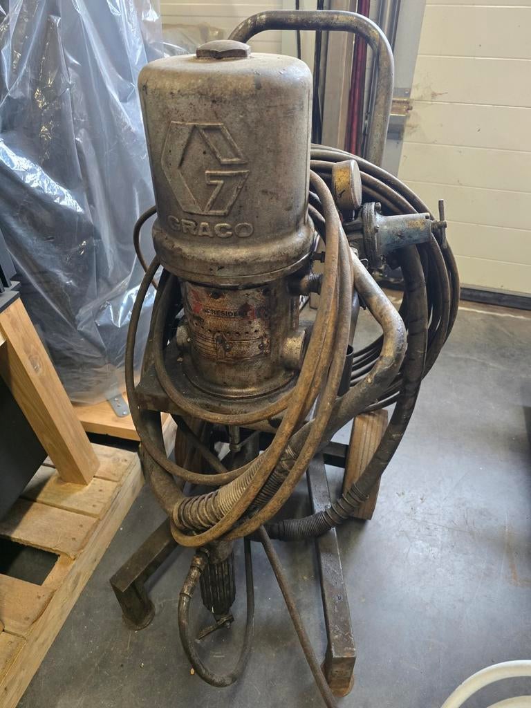 Graco verfspuit airless, Ophalen