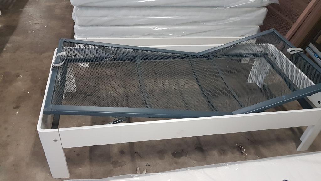 Zgan Auping auronde 1000        80x200   90x200  100x200, Verstelbaar, 90 cm, Eenpersoons, Wit