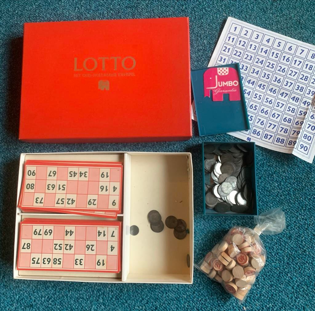Mooi nostalgisch Lotto spel het oud-hollandse kienspel zgan, Vijf spelers of meer, Ophalen of Verzenden, Zo goed als nieuw