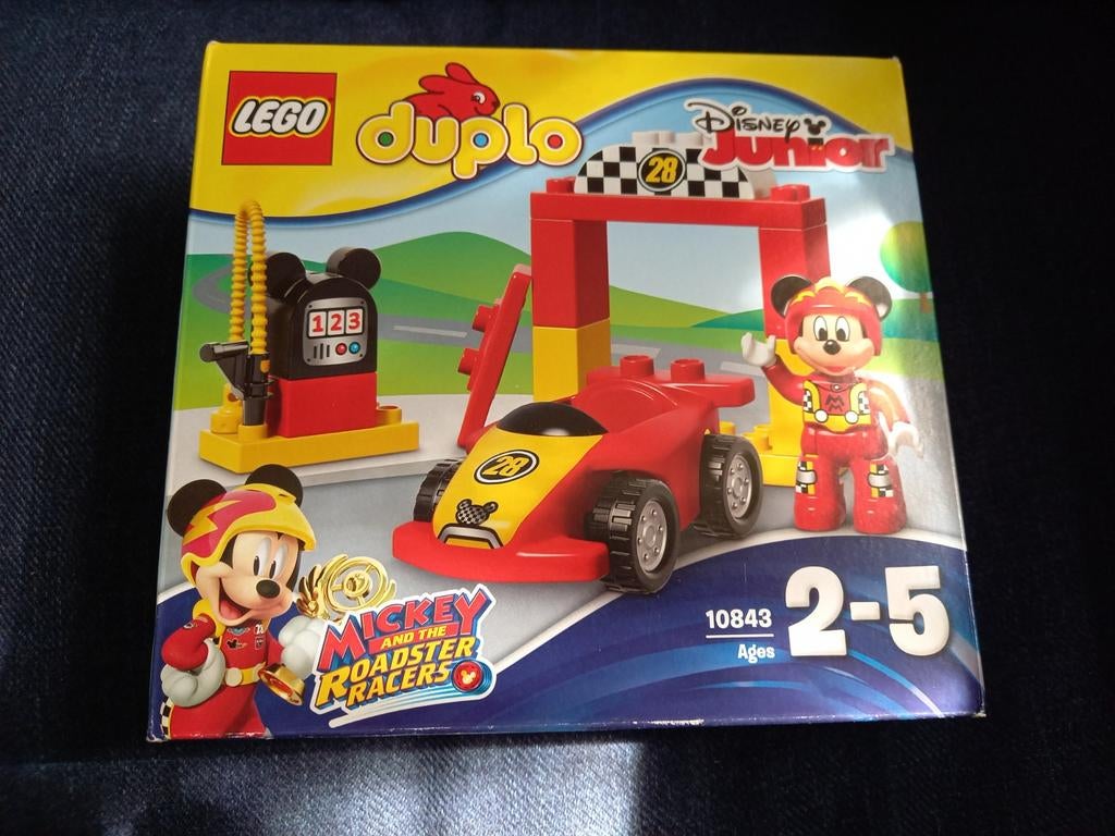 LEGO Duplo Mickey's Racewagen 10843, Ophalen of Verzenden, Nieuw, Complete set, Duplo