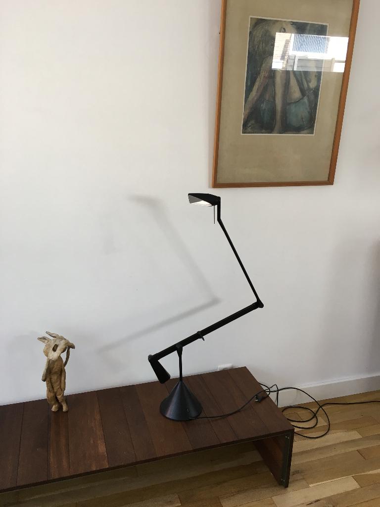 Lumina Zelig Tavola en Terra Lumina Elle, Ophalen, Gebruikt, Industrieel Italiaans Design, Metaal