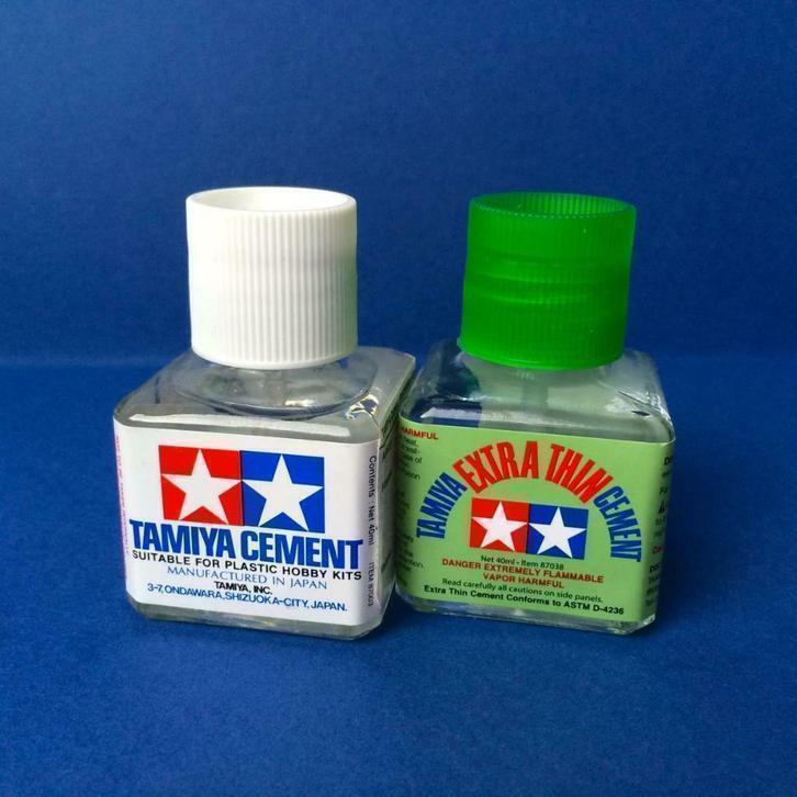 TAMIYA Cement set 2 stuks modellijm 87003 87038, Ophalen of Verzenden, Nieuw, 1:32 tot 1:50