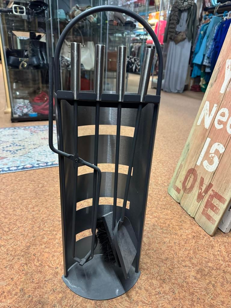 Haardstel - Modern Design, ., Ophalen of Verzenden, Zo goed als nieuw, Vrijstaande haard