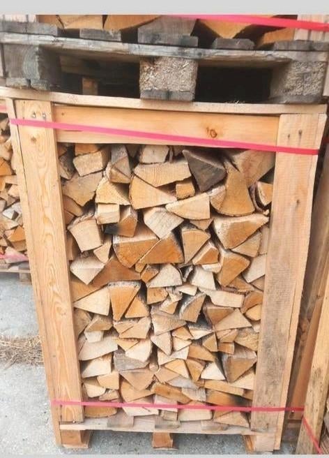 GEDROOGD Haardhout gelijk stookbaar, Tuin en Terras, Haardhout, Minder dan 3 m³, Ophalen of Verzenden, Blokken