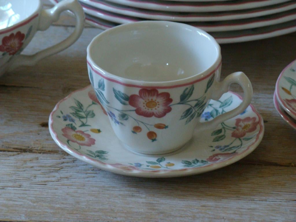 Servies, Engels, Churchill Briar Rose, gaaf, Ophalen of Verzenden