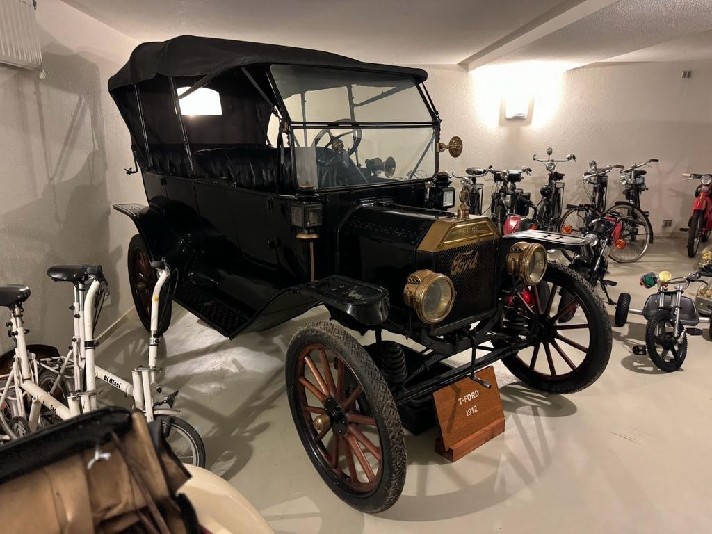Ford model T 1912, Achterwielaandrijving, Zwart, Cabriolet, Zwart