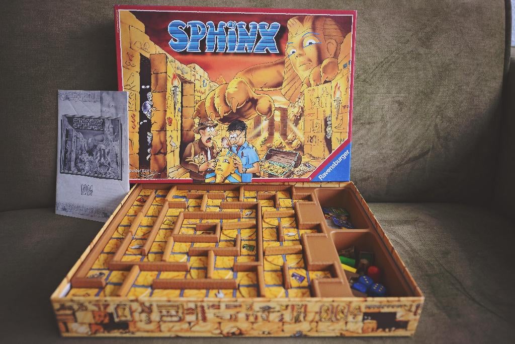 Sphinx, Hobby en Vrije tijd, Gezelschapsspellen | Bordspellen, Gebruikt, Een of twee spelers, Drie of vier spelers, Ophalen of Verzenden
