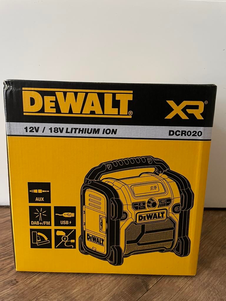 Nieuw- DeWalt bouwradio DCR020, Ophalen, Nieuw, Bouwradio