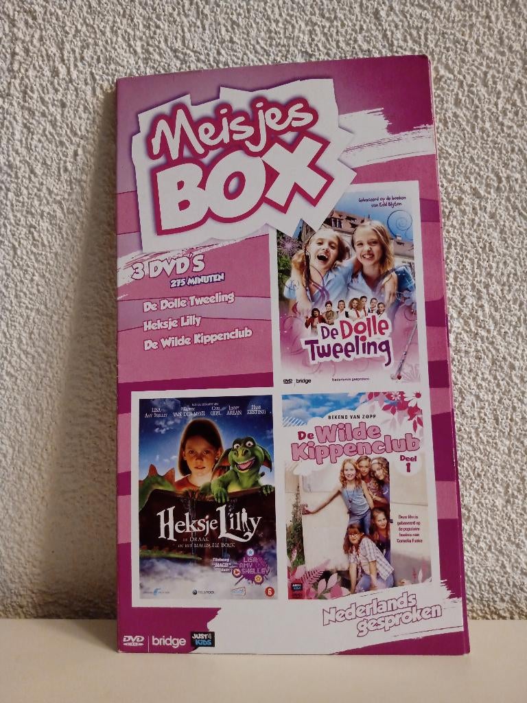 3 DVD'S Meisjes Box, Gebruikt, Alle leeftijden, Overige genres, Ophalen of Verzenden