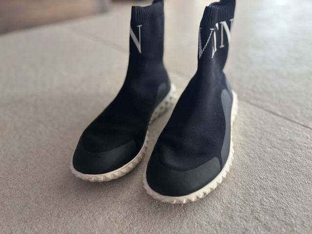 Soksneakers Valentino Maat 38 - In zeer goede staat, Zwart, Ophalen of Verzenden, Sneakers of Gympen, Gedragen